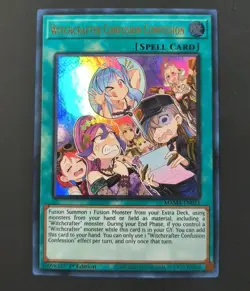 Yu-Gi-Oh! Witchcrafter Confusion Confession Ultra Rare Spell Card MAMA-EN021 NM - Image 1