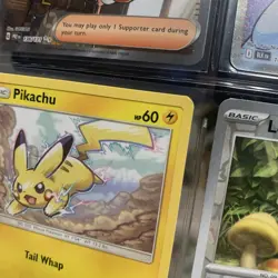 Pokemon SM Burning Shadows Pikachu Card 40/147 Regular Common - Image 5