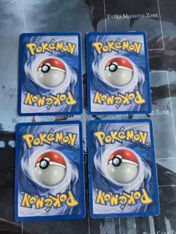 Fossil -Seadra, Horsea, Tentacruel, Tentacool Card Lot Water Reg Pokemon Vintage - Image 4