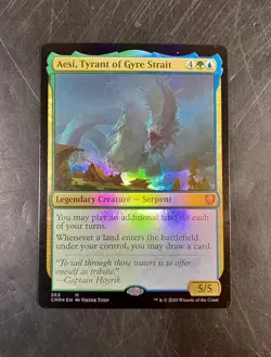 Foil Aesi Tyrant of Gyre Strait Commander Legends ~ MTG Magic Card - Image 3