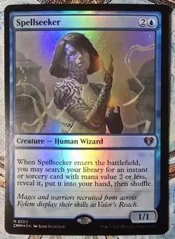 Spellseeker, Commander Masters, Foil, #120, MTG, NM++ - Image 1