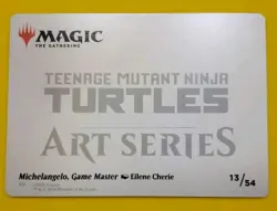 Michelangelo Game Master 13/54 Art Series TMNT Teenage Mutant Ninja Turtles MTG - Image 2
