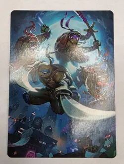 MTG Teenage Mutant Ninja Turtles Art Series Heroes In a Half Shell 41/54 NM - Image 1