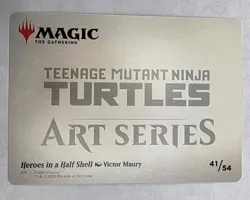 MTG Teenage Mutant Ninja Turtles Art Series Heroes In a Half Shell 41/54 NM - Image 2