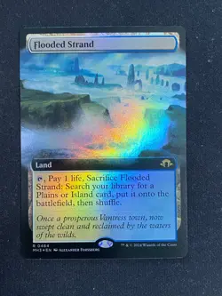 Flooded Strand (EXTENDED FOIL) - Modern Horizons 3 (Magic/MTG) - Image 1