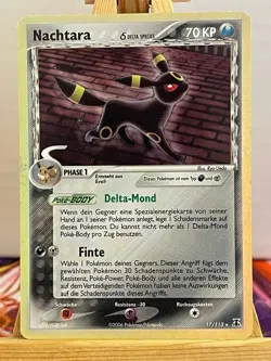 Nachtara Holo 17/113 EX Delta Species Deutsch Exc Pokemon - Image 1