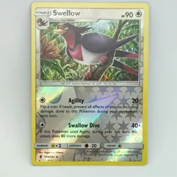 Swellow 104/145 - Reverse Holo - Guardians Rising - Pokemon Card - NM - Image 1