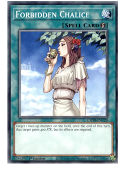 x3 Forbidden Chalice - L5DD-ENC20 - Common YuGiOh - Image 1