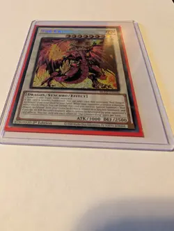 Yugioh The Crimson King BLZD-EN036 Secret Rare 1st Edition NM - Image 3