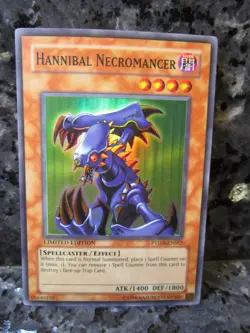Yu-Gi-Oh! Hannibal Necromancer PTDN-ENSE2 Super Rare Limited Ed Lightly Played - Image 1