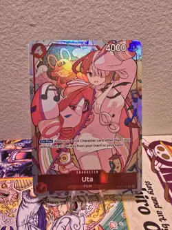 • Uta • OP01-005 Alt Art Holo Premium Card Collection One Piece TCG NM - Image 1