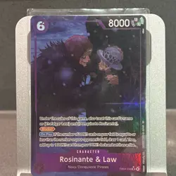 Bandai One Piece Rosinante & Law EB04-038 SR Alt Art Holo 8000 Cost 6 - Image 1