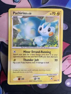 Pachirisu DP04 Cosmos Holo Pokemon Card 2007 Black Star Promo LP - Image 1