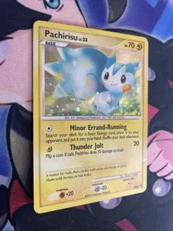 Pachirisu DP04 Cosmos Holo Pokemon Card 2007 Black Star Promo LP - Image 2