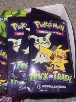 Pokemon TCG Trick or Trade Booster 5 Pack Lot 2023 Halloween Card Bundle 820650852572 - Image 2