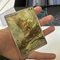 Pokemon Chespin Chaos Rising Illustration Rare 087/086 Fresh Pack Pulled - Image 3