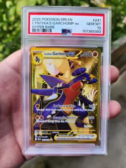 Cynthia'S Garchomp Ex Pokemon Dri En-Destined Rivals 241 NM PSA 10 - Image 1
