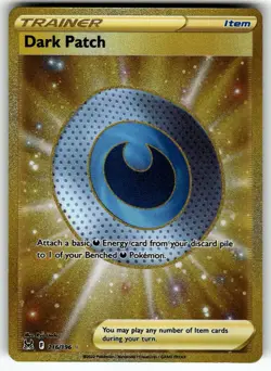 Dark Patch 216/196 Secret Rare Lost Origin Pokemon Near Mint - Image 1