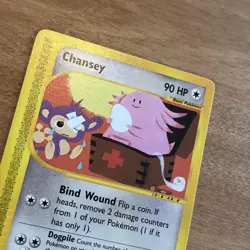 💥 CHANSEY 2002 Pokemon Vintage # 72/165 Expedition E-Reader Non Holo Foil - Image 2