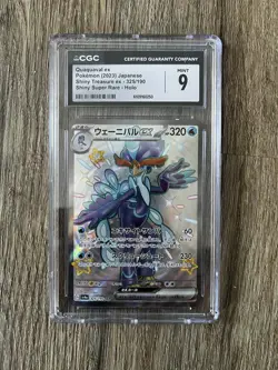 Pokemon Quaquaval ex 325/190 Shiny Treasure Japanese Secret Rare Holo CGC 9 - Image 1