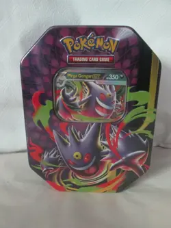 Pokemon TCG: Mega Moonlit Tin featuring: Mega Gengar ex *SEALED* - Image 1