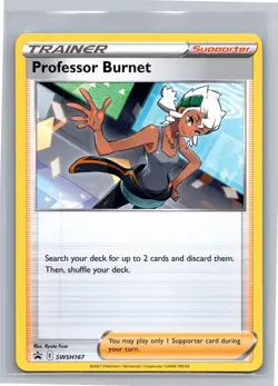Professor Burnet SWSH167 Promo Sword & Shield Promo Pokemon Near Mint - Image 1