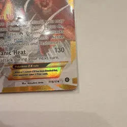 The Pokemon Company Volcanion EX 115/114 XY Steam Siege Secret Rare Holo ENG - Image 4