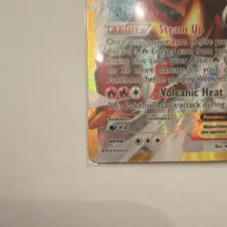 The Pokemon Company Volcanion EX 115/114 XY Steam Siege Secret Rare Holo ENG - Image 5