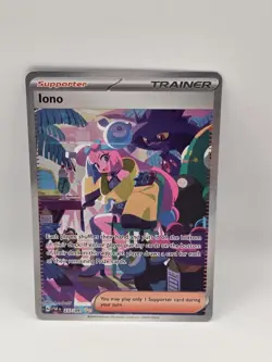 2024 Pokemon Iono #237/091 SV: Paldean Fates Holo Trainer SIR - Image 1