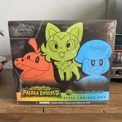 Pokemon Scarlet & Violet Paldea Evolved Pokemon Center Elite Trainer Box Sealed - Image 1