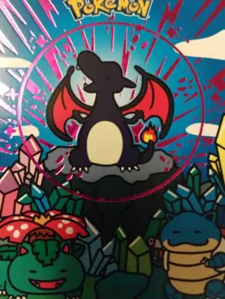 Rocket Team Card Database SHINY CHARIZARD Blastoise Venusaur Pokemon Card Holo - Image 3