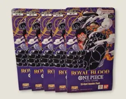 One Piece TCG Royal Blood Sleeved Booster Pack (OP-10) English, LOT OF 5 - Image 1