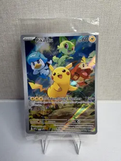 Pikachu 027 SV Scarlet & Violet Promo Cards Holo Promo sealed - Image 1