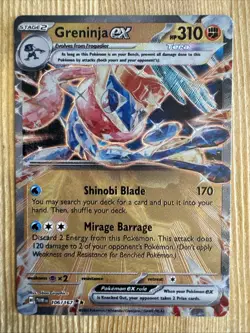 Greninja ex 106/167 Metal Promo (GameStop Exclusive) Pokemon Card - Image 1
