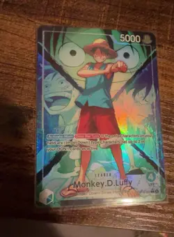 Bandai One Piece Card Game Monkey.D.Luffy Leader op16 Foil Full Art ENG - Image 1