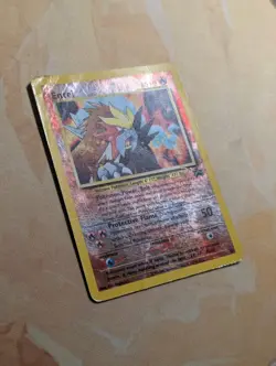 Entei - WoTC Promo 34/53 Holo Pokemon Trading Card Game TCG *DAMAGED* ðŸ”¥âœ¨ - Image 4