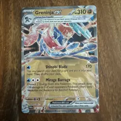 2024 Pokemon Twilight Masquerade Greninja Metal Card ex #106/167 - Image 1