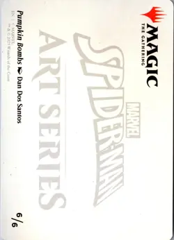Pumpkin Bombs Art Card Art Series: Marvel's Spider-Man Magic: The Gathering NM - Image 2