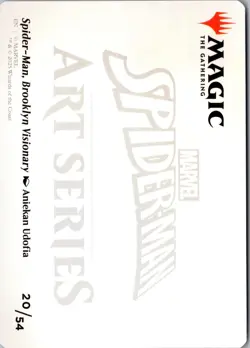 Spider-Man, Brooklyn Visionary Art Card 20 Art Series: Marvels Spider-Man MTG NM - Image 2