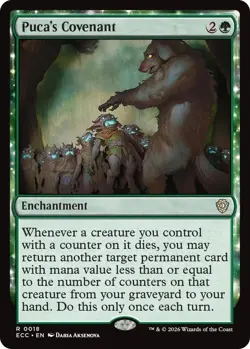 Puca's Covenant (R) #18 Commander: Lorwyn Eclipsed MTG NM - Image 1