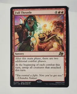 Full Throttle #127- Aetherdrift NM - Image 1