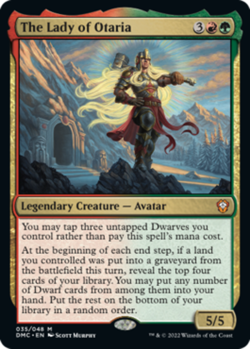 x1 The Lady of Otaria - Foil M MTG Commander: Dominaria United M/NM, English - Image 1