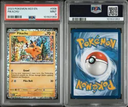 2023 POKEMON M23 EN-MCDONALD'S COLLECTION 006/015 PIKACHU PSA 9 - Image 3