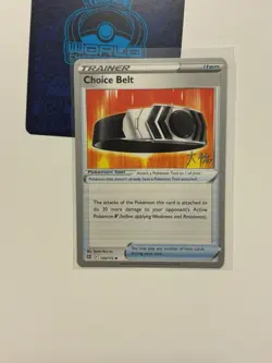 Choice Belt 135/172 2022 Pokemon World Championships Brilliant Stars variant C - Image 1