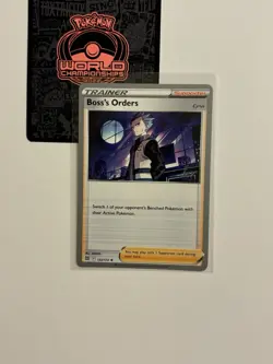 Boss's Orders 132/172 2022 Pokemon World Championships Brilliant Stars variant A - Image 1