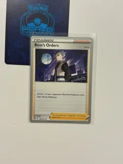 Boss's Orders 132/172 2022 Pokemon World Championships Brilliant Stars variant A - Image 1