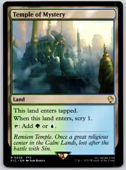 Temple of Mystery - Commander: FINAL FANTASY FIC- MTG - LP Magic - 436 R - Image 1