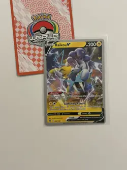 048/172 Raikou V 2023 Pokemon World Championships Brilliant Stars Variant F - Image 1