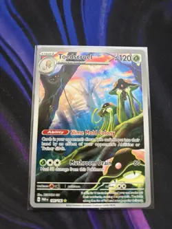 Pokemon TCG Toedscruel Paradox Rift Illustration Rare Card 185/182 - Image 1