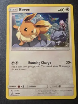 Eevee - SM235 NM Sun & Moon Promo Holo Promo Pokemon Holo - Image 1